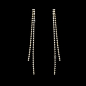Earring 20423 Gold Clear Earring 20423 Gold Clear