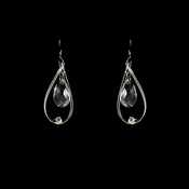 * Earring 8132 Silver Clear * Earring 8132 Silver Clear