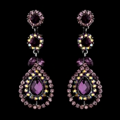 Silver Amethyst AB Earring Set 1328 * 0 Left * Silver Amethyst AB Earring Set 1328 * 0 Left *