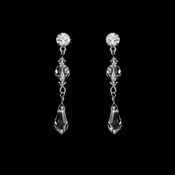 Earring 465 Silver Clear Earring 465 Silver Clear