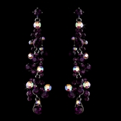 Earring 938 Dark Amethyst Earring 938 Dark Amethyst