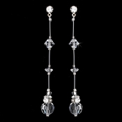 Earring 8356 Silver Clear Earring 8356 Silver Clear