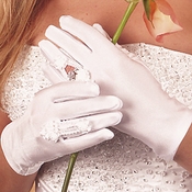 Formal or Bridal Gloves Style GL217-2W Formal or Bridal Gloves Style GL217-2W