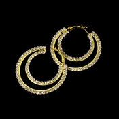 * Earring 1114 Gold Clear * Discontinued * * Earring 1114 Gold Clear * Discontinued *