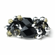 Dazzling Austrian Black Crystal Bracelet 8560 Dazzling Austrian Black Crystal Bracelet 8560