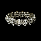 Silver Clear Bangle Bracelet B 8181 Silver Clear Bangle Bracelet B 8181