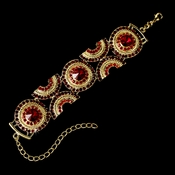 Inspiring Gold Ruby Rhinestone Bracelet 8288 Inspiring Gold Ruby Rhinestone Bracelet 8288