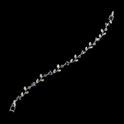 Silver Clear Bridal Bracelet B 97 Silver Clear Bridal Bracelet B 97