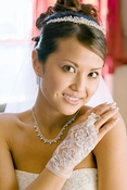 Sheer Fingerless Wrist Length Bridal Gllove - GL 9132 Sheer Fingerless Wrist Length Bridal Gllove - GL 9132