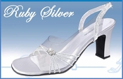 * Ruby Evening Shoe with Sparkle * Ruby Evening Shoe with Sparkle
