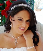 Coordinating Nautical Jewelry & Headpiece Set HP 7816 & NEB 7816***Headpiece Slightly Irregular Noticeable Yellow Marks **** Coordinating Nautical Jewelry & Headpiece Set HP 7816 & NEB 7816***Headpiece Slightly Irregular Noticeable Yellow Marks ****