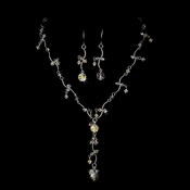 Swarovski Bridal Jewelry Set NE 8258 Silver AB Swarovski Bridal Jewelry Set NE 8258 Silver AB