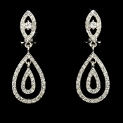 Gorgeous Silver Clear Rhinestone Clip On Earrings 24249***Discontinued*** Gorgeous Silver Clear Rhinestone Clip On Earrings 24249***Discontinued***