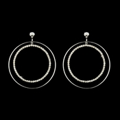 * Earring 1112 Silver Clear * Earring 1112 Silver Clear