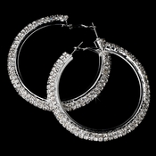 * Earring 8287 Silver Clear * Earring 8287 Silver Clear