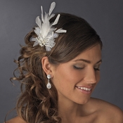 Vintage Feather Bridal Hair Accent Comb 7812 or Clip/Brooch 7812 Vintage Feather Bridal Hair Accent Comb 7812 or Clip/Brooch 7812