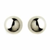 Silver Tiffany Inspired Ball Earrings 2063 Silver Tiffany Inspired Ball Earrings 2063