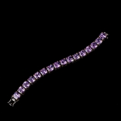 Glittering Lilac Cubic Zirconia Crystal Bracelet 4115 Glittering Lilac Cubic Zirconia Crystal Bracelet 4115