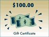 $100 GIFT CERTIFICATE $100 GIFT CERTIFICATE