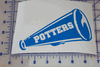 Potters Cheerleading sticker Potters Cheerleading sticker