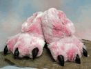 Adult/Tween/Toddler Pink Bear Claw Animal Slippers Adult/Tween/Toddler Pink Bear Claw Animal Slippers
