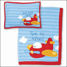 Stephen Joseph Airplane Fleece Blanket and Pillow Set Stephen Joseph Airplane Fleece Blanket and Pillow Set