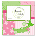 Sweet Pea Baby Photo Frame by Stephen Joseph Sweet Pea Baby Photo Frame by Stephen Joseph