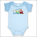 Stephen Joseph Train Baby Romper *Retired* Stephen Joseph Train Baby Romper *Retired*