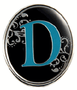 "D" Monogrammed Key Finder - Finders Key Purse "D" Monogrammed Key Finder - Finders Key Purse