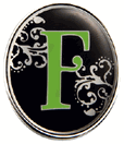 "F" Monogrammed Key Finder - Finders Key Purse "F" Monogrammed Key Finder - Finders Key Purse