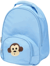 Light Blue Monkey Toddler Preschool Backpack by Four Peas Light Blue Monkey Toddler Preschool Backpack by Four Peas