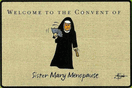 Sister Mary Menopause Doormat Sister Mary Menopause Doormat