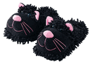 Fuzzy Friends Black Cat Plush Animal Slippers Fuzzy Friends Black Cat Plush Animal Slippers