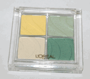 L Oreal Sheer Brights Wear Infinite Eye Shadow Quad Color: HyperGreen