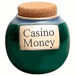 Ceramic Casino Money Change Jar