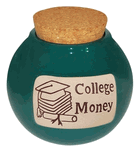 College Money Change Jar Bank