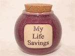 My Life Savings Money Jar My Life Savings Money Jar