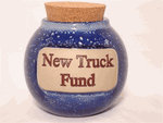 New Truck Fund Money Jar Bank