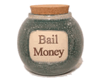 Bail Money Ceramic Jar Bank