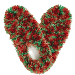 Fuzzy Footies Kids/Tots Red and Green Slippers Fuzzy Footies Kids/Tots Red and Green Slippers