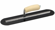 Marshalltown MXS66BFR 16" x 4" Blue Steel Xtralite Fully Rounded Finishing Trowel with Curved Wood Handle (13532) Marshalltown MXS66BFR 16" x 4" Blue Steel Xtralite Fully Rounded Finishing Trowel with Curved Wood Handle (13532)