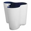 Iittala Aalto White / Dark Blue Dual Colored Vase – 6-1/4” Iittala Aalto White / Dark Blue Dual Colored Vase – 6-1/4”