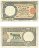 Italy 1943 Aug. 23 50 Lire, Pick 66, B422a. **SOLD OUT** Italy 1943 Aug. 23 50 Lire, Pick 66, B422a. **SOLD OUT**
