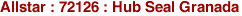 Allstar : 72126 : Hub Seal Granada