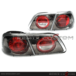 97-99 Nissan Maxima Gunmetal Altezza Tail Lights