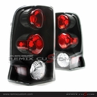 02-05 Cadillac Escalade Black Altezza Tail Lights