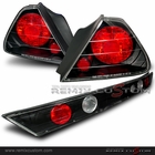 98-02 Honda Accord 2D Black Altezza Tail Lights with Center Garnish