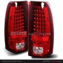 99-02 Chevy Silverado/GMC Sierra LED Red Tail Lights