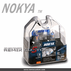 Nokya Magnum Pro Halogen H7 80W 5000K Stage 2 Cosmic White Light Bulbs