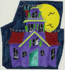 Home Sweet Home Halloween Needlepoint Canvas